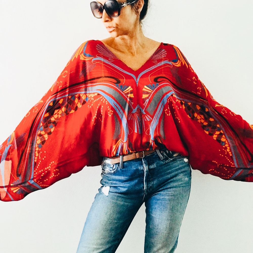SOLD Free People Beneath the Sea top Size Small - Picture 1 of 9